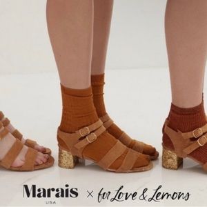 FOR LOVE AND LEMONS Marais Jardin Sandal Heel